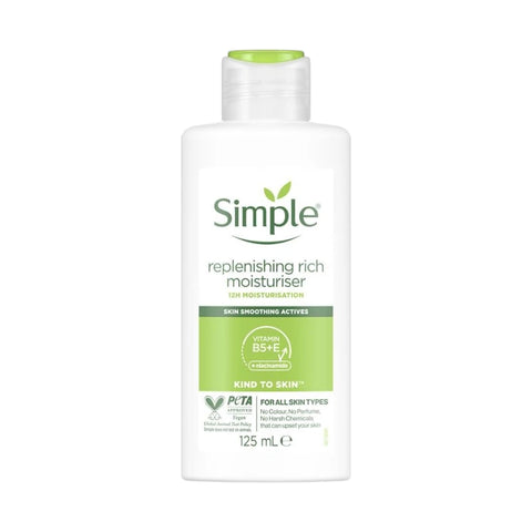 Simple Kind To Skin Replenishing Rich Moisturiser 125ml
