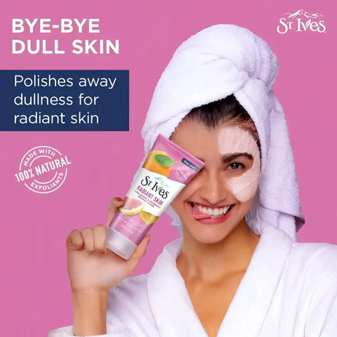 St. Ives Radiant Skin Pink Lemon and Mandarin Face Scrub 170g