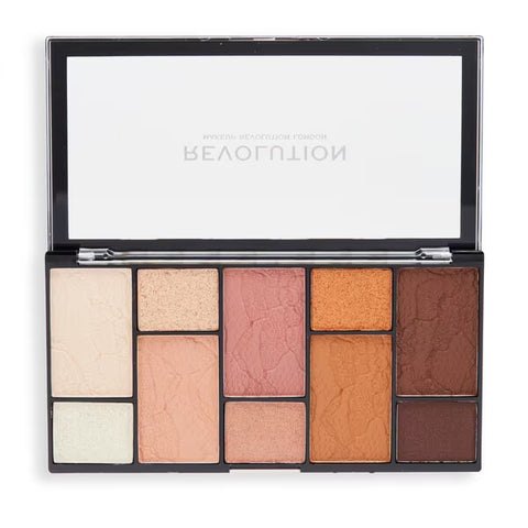 Revolution Reloaded Dimension Eyeshadow Palette Neutral Charm
