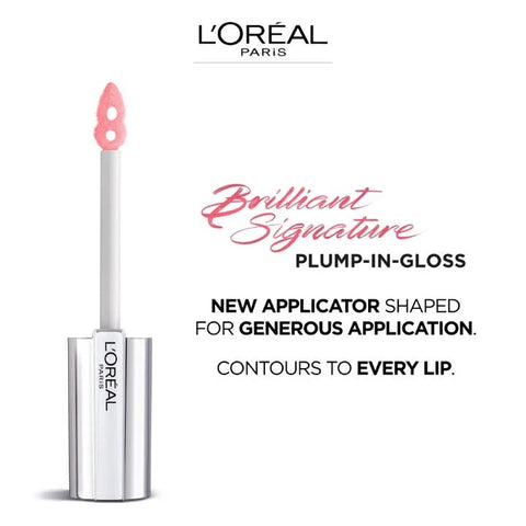 L'Oreal Brilliant Signature Plumping Gloss 402 Soar