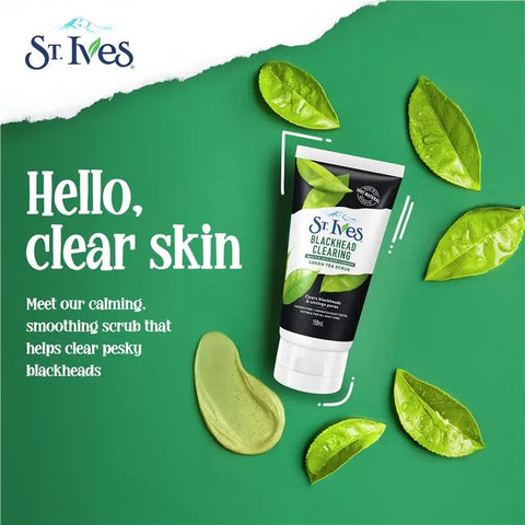 St. Ives Blackhead Clearing Green Tea Scrub 150ml