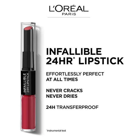 L'Oreal Infallible 2 Step Lip Color 701 Captivated By Cerise