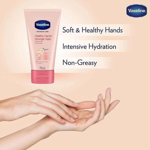 Vaseline Healthy Hands Stronger Nails Hand Cream 75ml