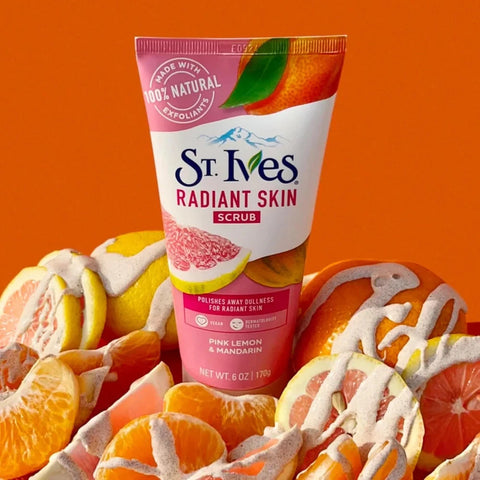 St. Ives Radiant Skin Pink Lemon and Mandarin Face Scrub 170g