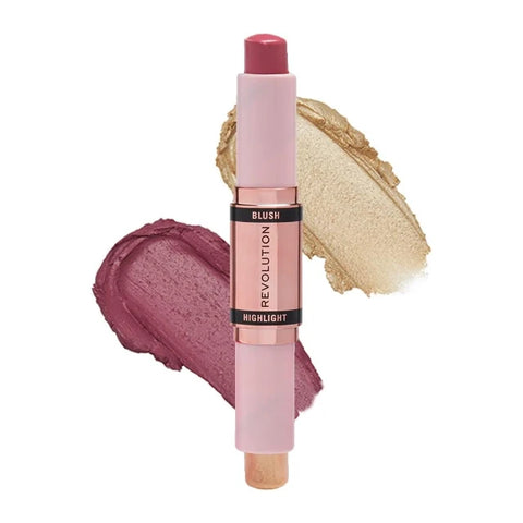 Revolution Blush & Highlight Stick Mauve Glow