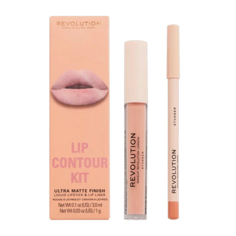 Revolution Matte Lip Contour Kit Stunner