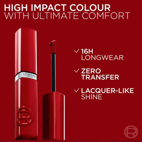 L'Oreal Infallible Lacque Resistance Liquid Lipstick 420 Le Rouge Paris
