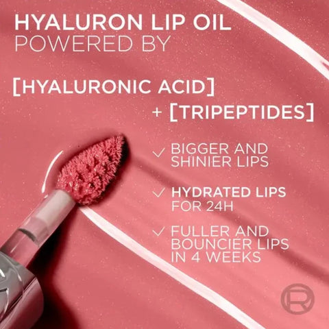L'Oreal Plump Ambition Hyaluron Lip Oil 101 Crystal Clear