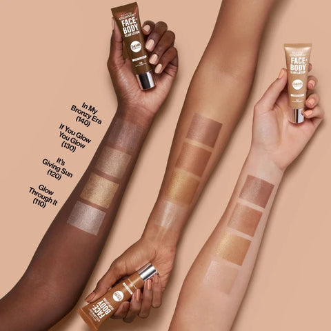 Revlon ColorStay Face + Body Glow Lotion 140 In My Bronzy Era 30ml