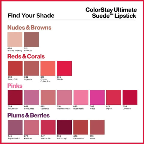 Revlon ColorStay Ultimate Suede Lipstick 095 Finale