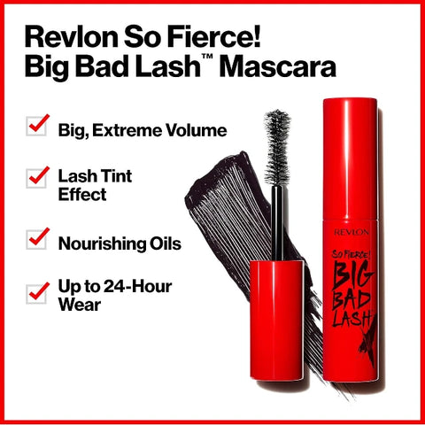 Revlon So Fierce! Big Bad Lash Mascara Waterproof 762 Blackest Black
