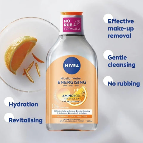 Nivea Energising Micellar Water 400ml