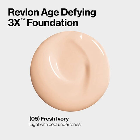 Revlon Age Defying 3X Foundation 05 Fresh Ivory
