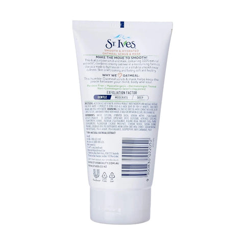 St. Ives Smooth & Hydrated Oatmeal Scrub & Mask 150g