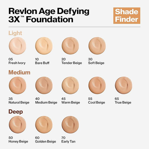 Revlon Age Defying 3X Foundation 60 Golden Beige