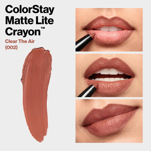 Revlon ColorStay Matte Lite Crayon 002 Clear The Air