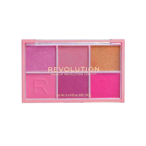 Revolution Colour Types Revolution Mini Colour Reloaded Palette Heartbreaker Pink – Glow Vault
