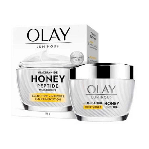 Olay Luminous Niacinamide Honey Peptide Moisturiser 50g
