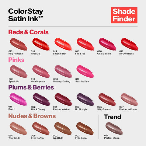 Revlon ColorStay Satin Ink Liquid Lipcolor 035 Reigning Red