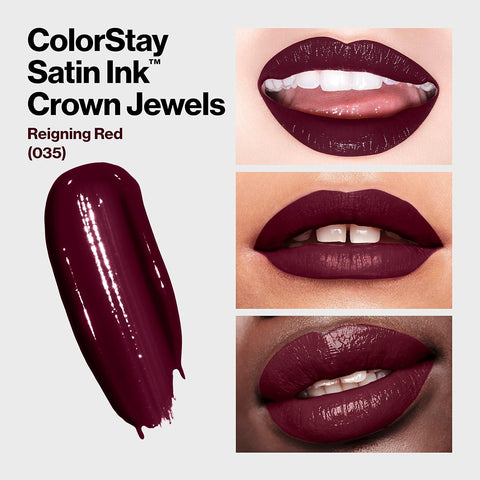 Revlon ColorStay Satin Ink Liquid Lipcolor 035 Reigning Red