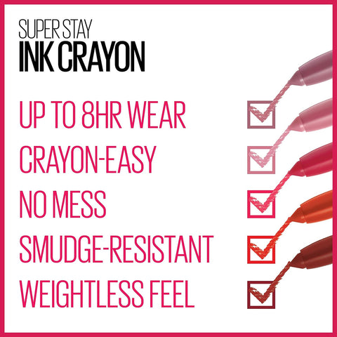 Maybelline SuperStay Ink Crayon Shimmer 190 Blow The Candle