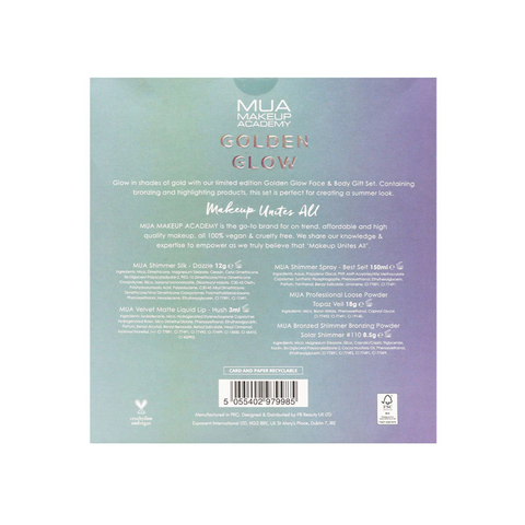 MUA Golden Glow Set 5pc
