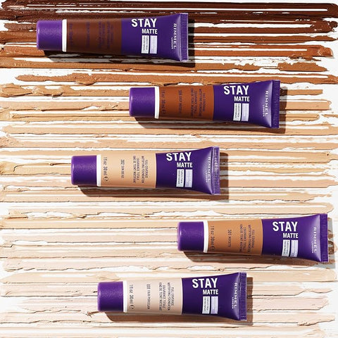 Rimmel Stay Matte Full Coverage Foundation 102 Light Buff
