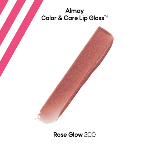 Almay Color & Care Lip Gloss 200 Rose Glow