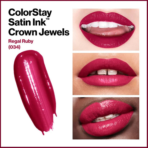 Revlon ColorStay Satin Ink Liquid Lipcolor 034 Regal Ruby