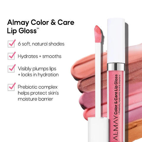 Almay Color & Care Lip Gloss 400 Peachy Sky