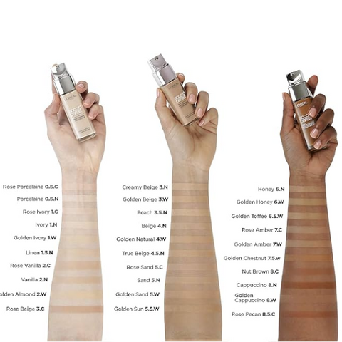 L'Oreal Paris True Match Liquid Foundation 5D/5W Golden Sand