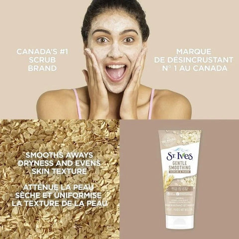 St. Ives Smooth & Hydrated Oatmeal Scrub & Mask 150g