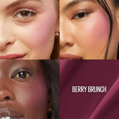 Maybelline Sunkisser Hazy Matte Liquid Blush 33 Berry Brunch