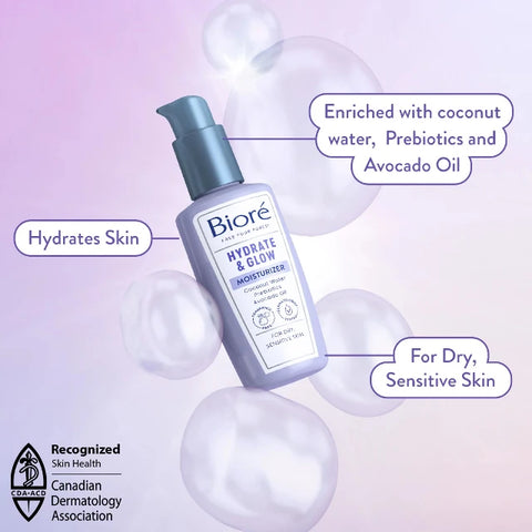 Biore Hydrate & Glow Moisturiser 100ml