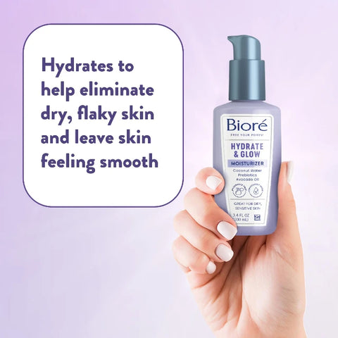 Biore Hydrate & Glow Moisturiser 100ml