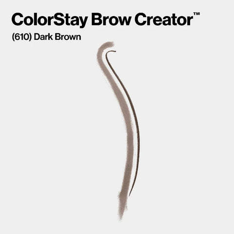 Revlon ColorStay Brow Creator Eyebrow Pencil & Powder 610 Dark Brown
