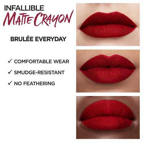 L'Oreal Matte Lip Crayon 508 Brulee Everyday