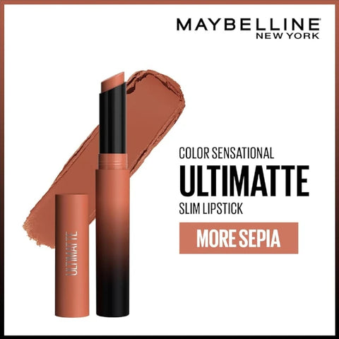 Maybelline Color Sensational Ultimatte Lipstick 688 More Sepia