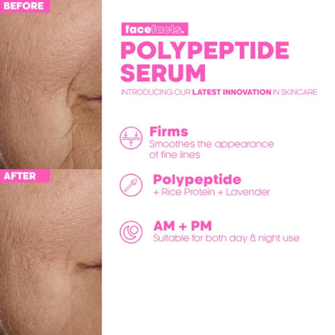 Face Facts Firm + Renew Polypeptide Facial Serum 30ml