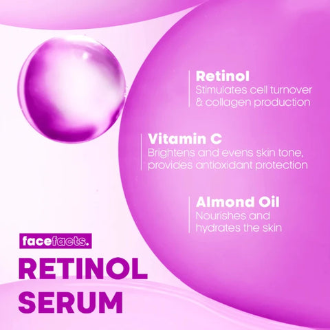 Face Facts Renew + Radiance Retinol Serum 30ml