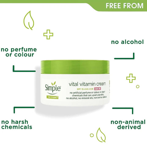 Simple Kind To Skin Vital Vitamin Day Cream 50ml