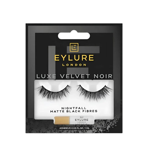 Eylure Luxe Velvet Noir Matte Black Lashes Nightfall