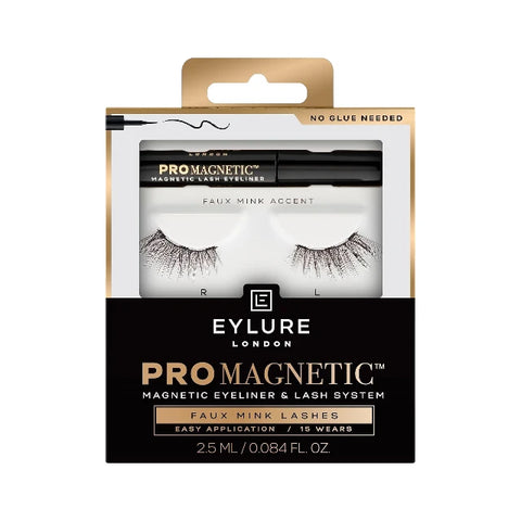 Eylure London Pro Magnetic Eyeliner & Lash System Faux Mink Accent