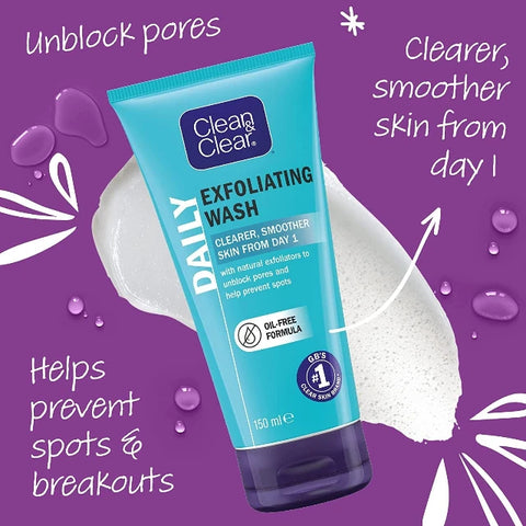 Clean & Clear Daily Exfoliating Wash 150ml