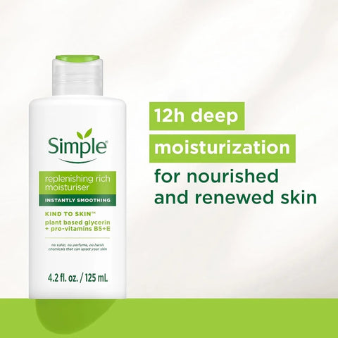 Simple Kind To Skin Replenishing Rich Moisturiser 125ml