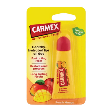 Carmex Lip Balm Tube Peach & Mango 10g