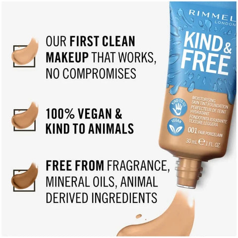 Rimmel Kind & Free Skin Tint Foundation 103 True Ivory