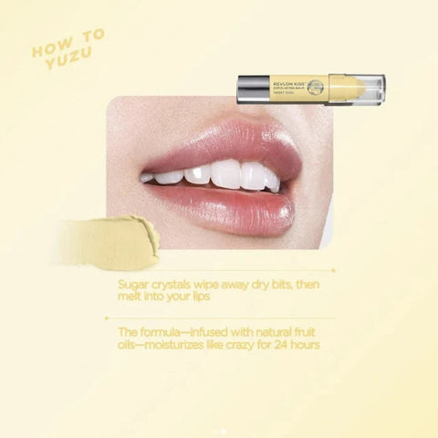 Revlon Kiss Exfoliating Lip Balm Sweet Yuzu