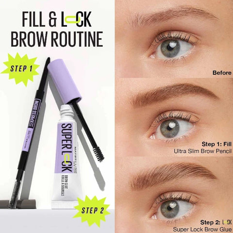 Maybelline Super Lock Brow Glue Eyebrow Gel Clear