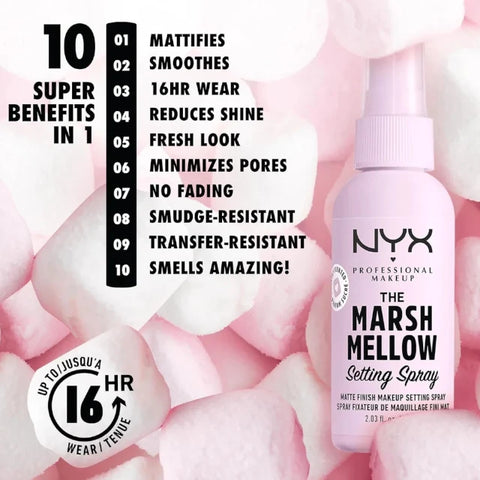 NYX The Marshmellow Matte Setting Spray 60ml